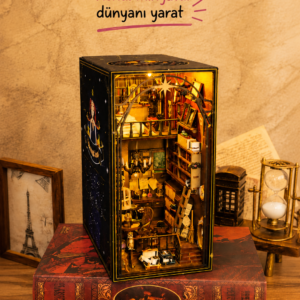 DIYarea Sırlar Kütüphanesi LED Işıklı Book Nook